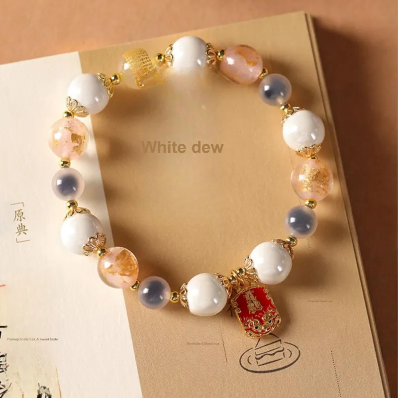 Kowloonko Colored Glaze Bracelets Unisex-3