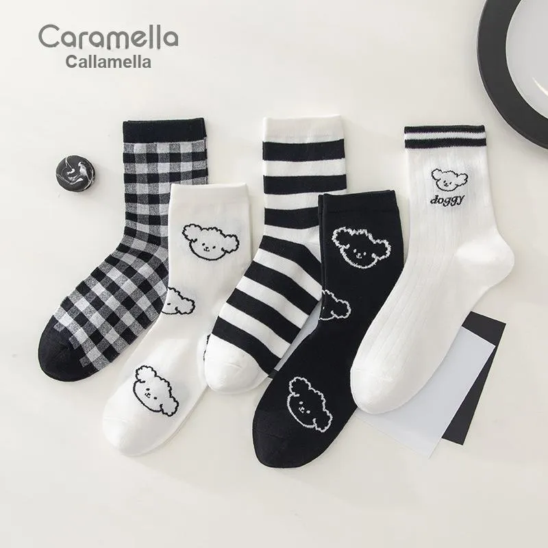 Caramella Women's Mid Calf Socks-10