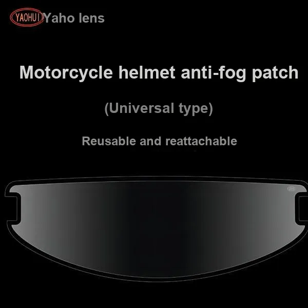YAOHUI Cycling Gear Helmet Anti Fog Patch Unisex