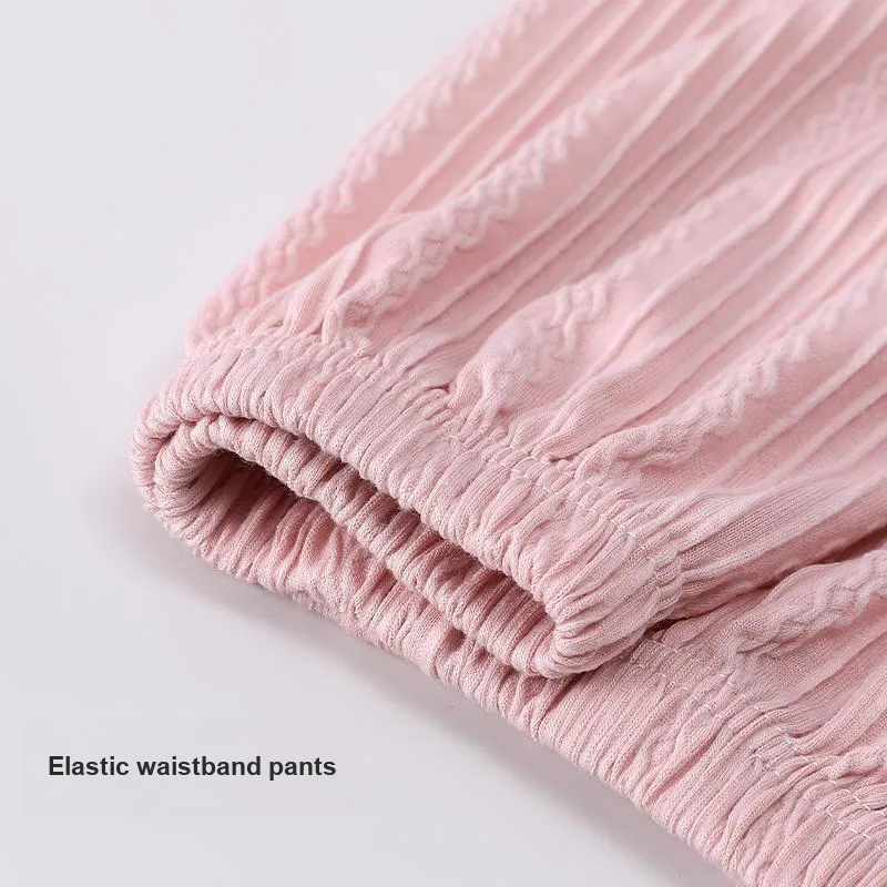 Maultiay Pajama Set Women's Pink-5