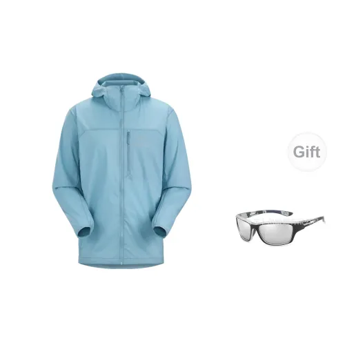 Arcteryx Squamish Windbreaker Jackets Men Bamboo Moon Blue - Includes Eyeglasses