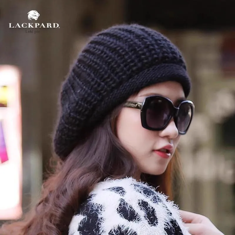 Lackpard Wool Blend Berets Unisex-4