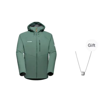 MAMMUT Ultimate Jacket Unisex Emerald Green With Free Necklaces