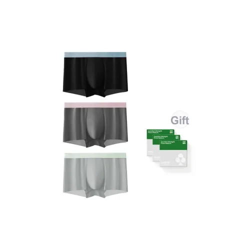 YOUKESHU Боксеры Мужские 3 Пачки Подарочный Набор Коробка