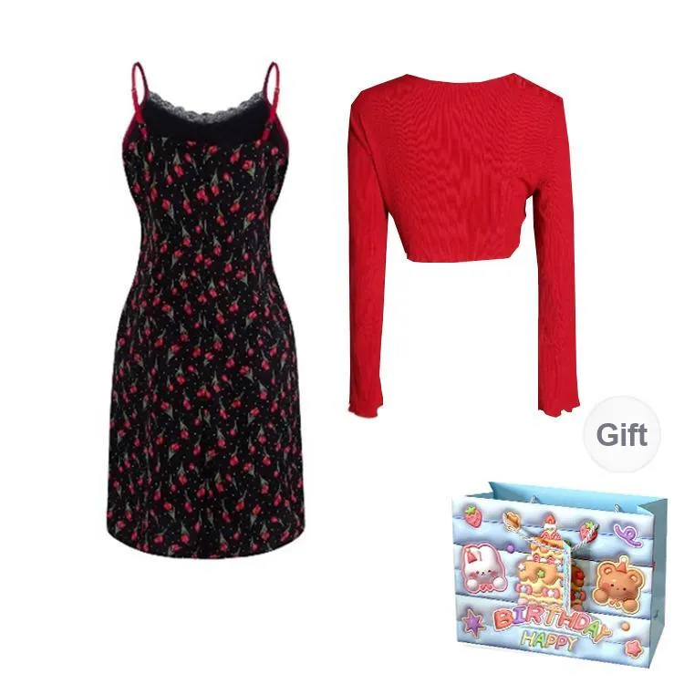 QUIET ANGEL Two Piece Skirt Sets Women's-1