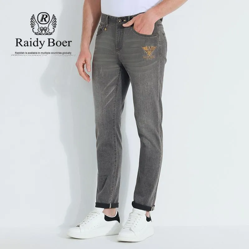 Raidy Boer Jeans Men Gray-4