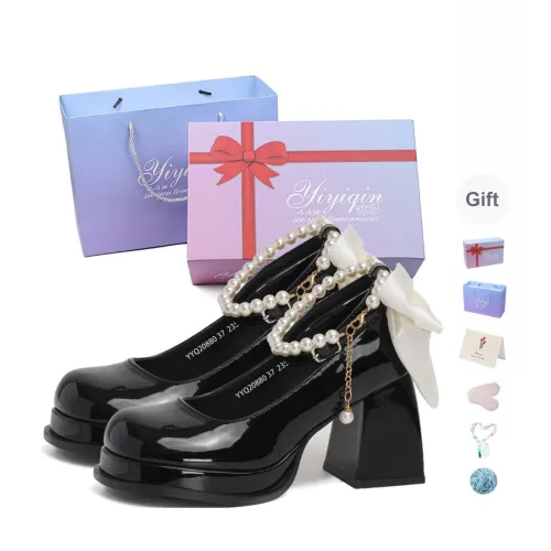 Take The Qin Chunky Heel Mary Jane Shoes Women's