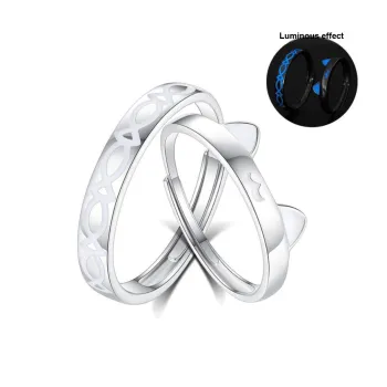 MAGICPOLE 925 Sterling Silver Rings Unisex Silver
