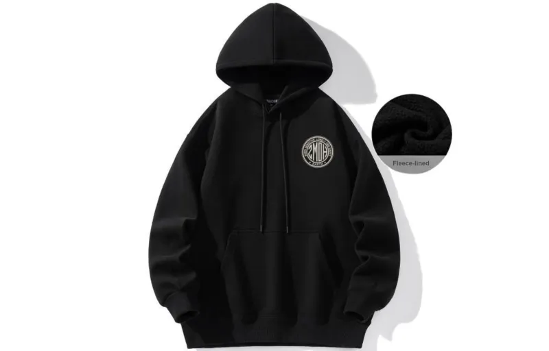 ZMOH Fleece Lined Hoodie Unisex Couple's-12