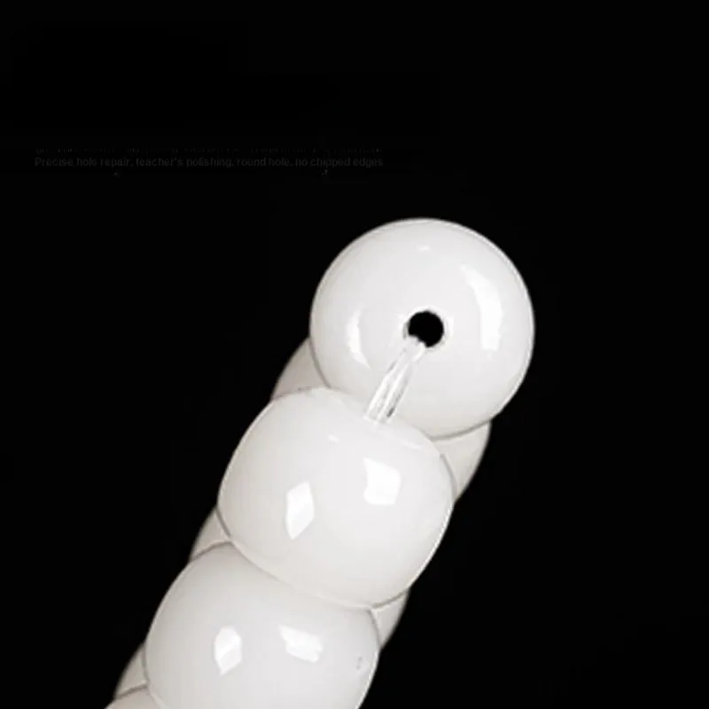 JIUHUASHAN White Jade Bodhi Bracelets Unisex-7