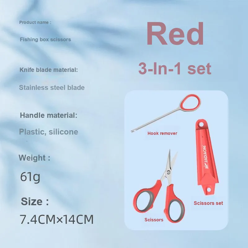 Jiadiaoni Hook Remover, Fishing Scissors Fishing Aluminum Alloy-4