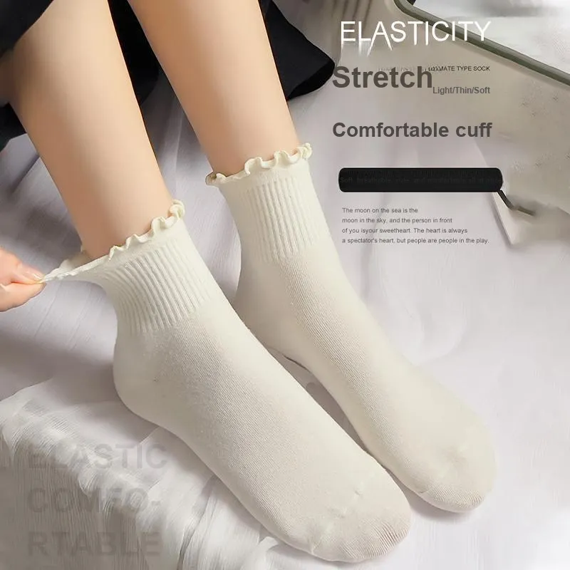 SOIE Mid Calf Socks Women's Shopping Bag Combo Set-56