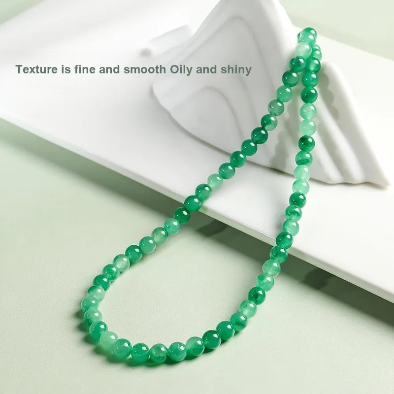 YINXIANGMOU African Emerald Jade Necklaces Women's-5