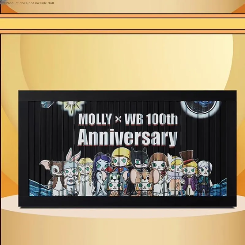 POP MART Molly Warner Collection Container Luminous Figure Display Case Model Accessories-2