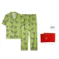 Green Two-Piece Set (Short-Sleeved Shirt+Pants)