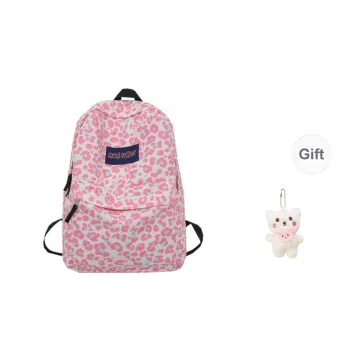 Yalu Nylon Backpack Unisex Pink/Blue/Black