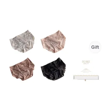XIA.WA.ZHI.XIU Underpants Women's Shopping Bag 4 Pack