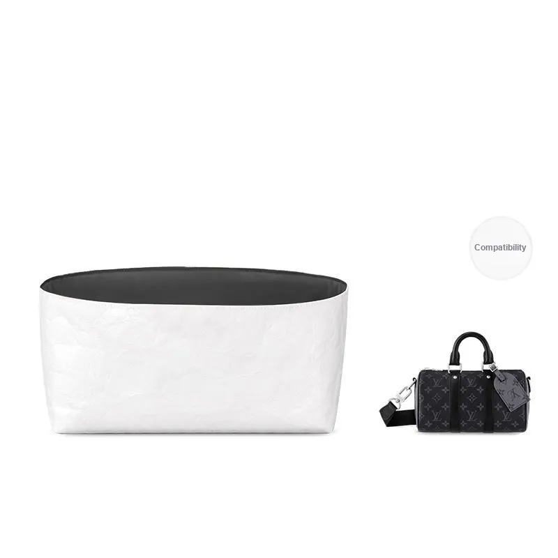 FANJI DuPont Paper Liner Bag For Storage And Organization Unisex Golden/All Black-8