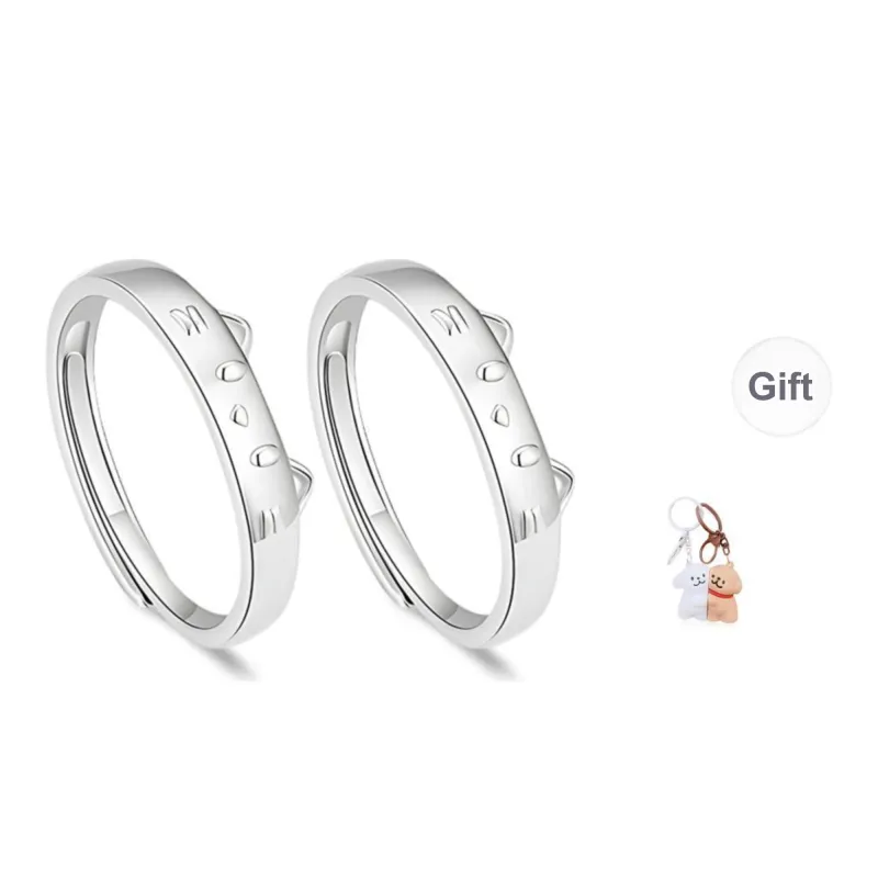 GUDS GAVE S999 Fine Silver Rings Unisex-5