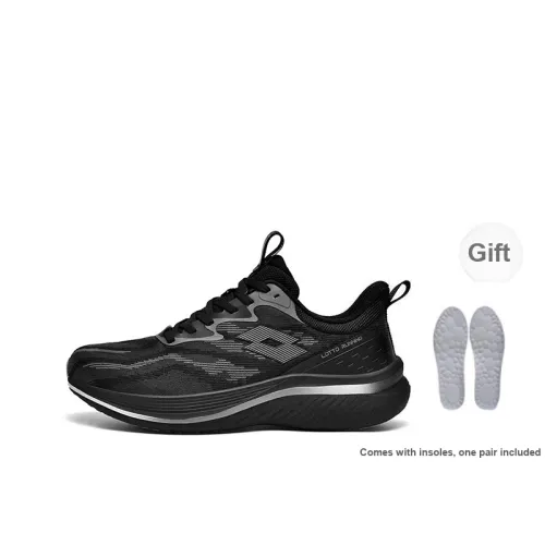 LOTTO Wind And Snow 1 Generation Running Shoes Men Low-Top Black