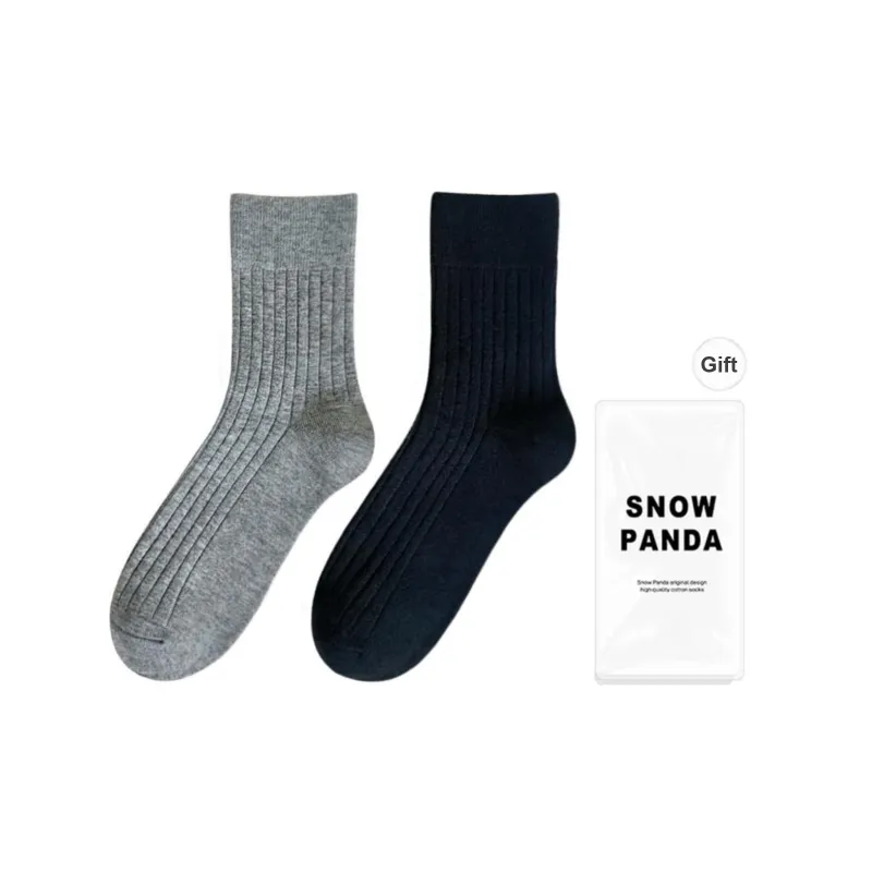 XXLLG Mid Calf Socks Men's 2 Pack-0