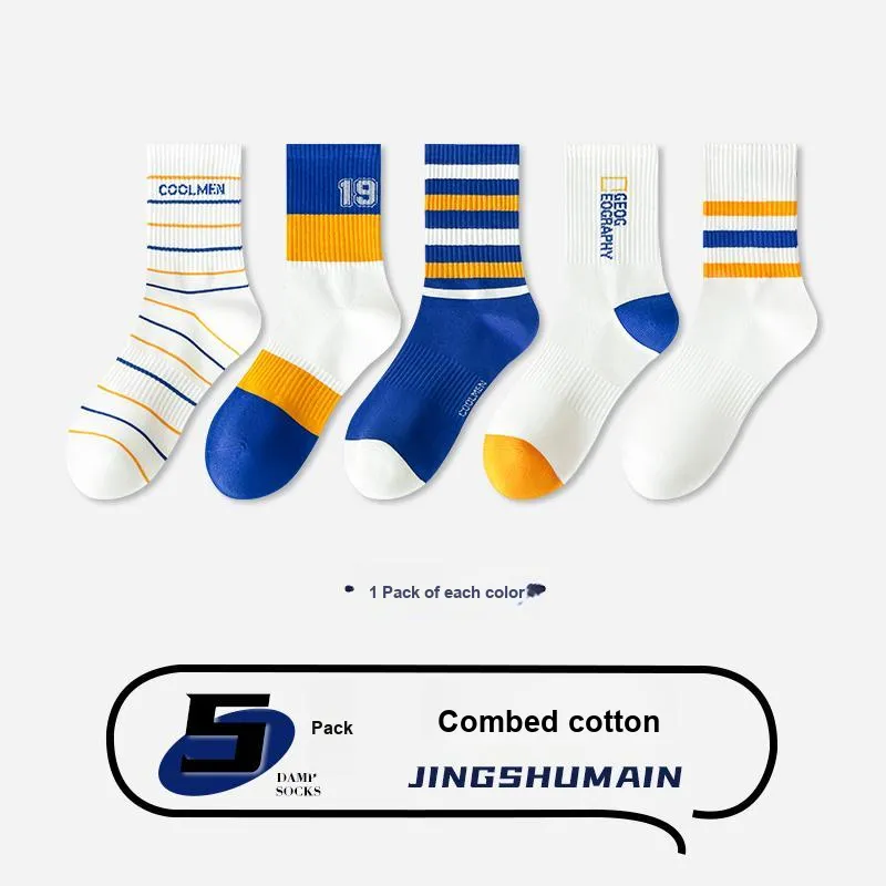 ROBINHOOD Mid Calf Socks Men's 5 Pack-19