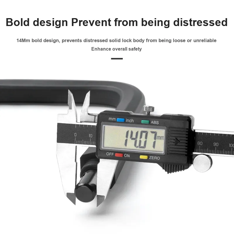 ROCKBROS Bicycle Locks Silicone Widened Version-2