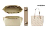 City33 Beige Brown Shoulder Pads+Beige Liner