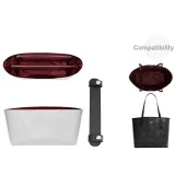 City33 (Black Silver) Burgundy Liner+Shoulder Strap Pad[Stress-Relief Two-Piece Set]
