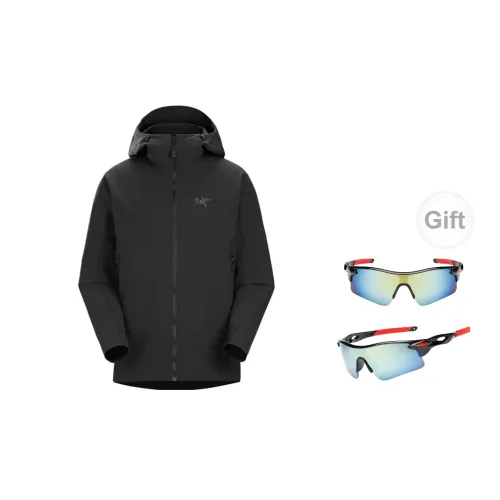 Arcteryx Gamma Series Windbreaker Jackets Men Black Includes Glasses