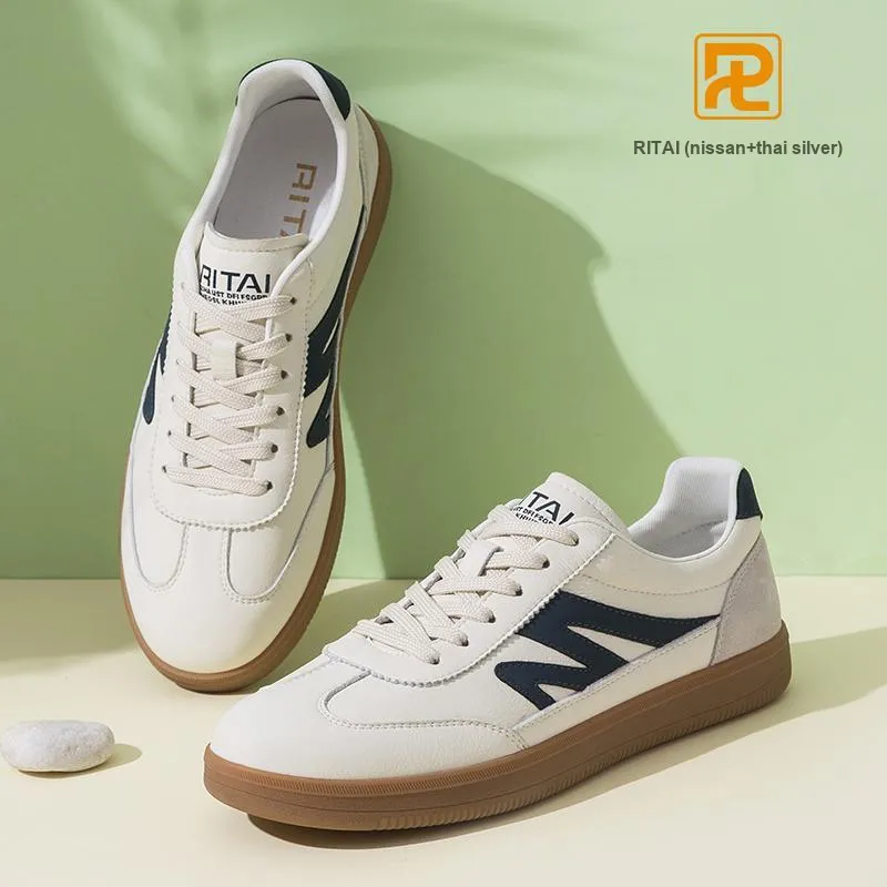 Ritai Anti Slip Wear Resistant Low Top Skateboard Shoes Men's-5