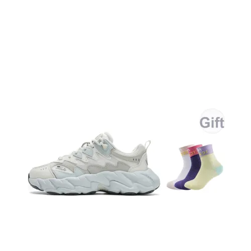 FILA Ферн 2 устойчивый к истиранию дышащий легкий низкий топ повседневная обувь женский белый серый