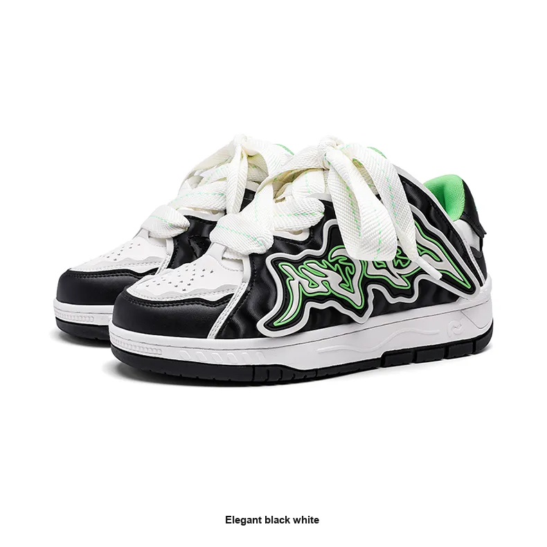 CAI CHI Low Top Skateboard Shoes Unisex-2