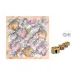 Orange Silk Scarf Buckle Box (Random 1 Pc)