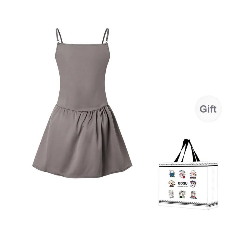 BDGU Slip Dresses Women's Gray-1