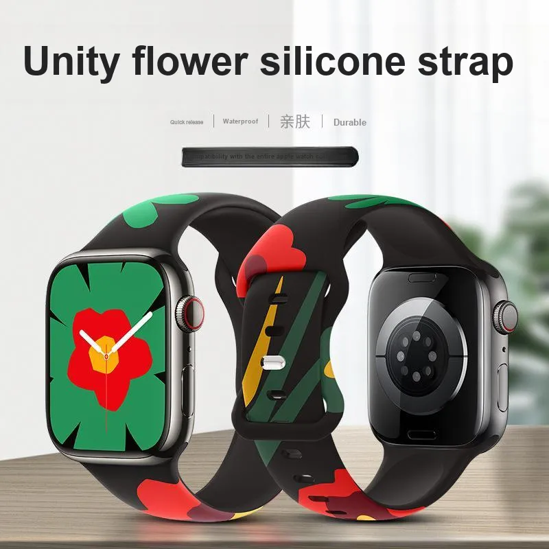 CHRROTA Apple Compatibility Watch Band . Silicone Material-1