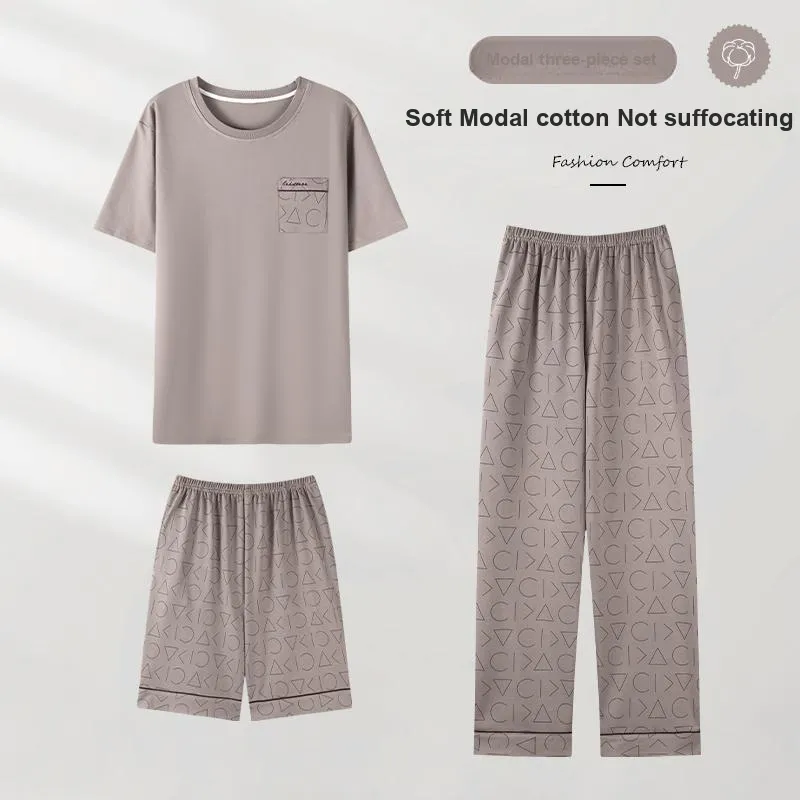 William Pajama Set Men's Image Color-1