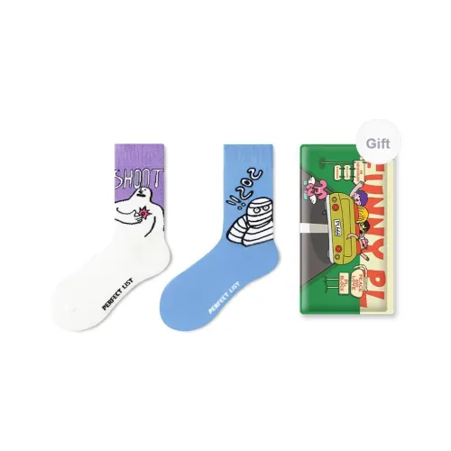 PL Носки Crew Унисекс Сумка для покупок 2 упаковки