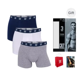 CR7 CRISTIANO RONALDO Underpants Men's 3 Pack Includes Free Shopping Bag