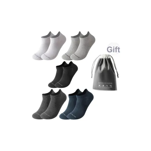 SEPTWOLVES Низкие носки для мужчин 5 пар с сумкой для покупок в комплекте