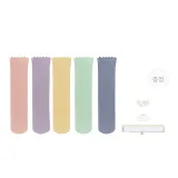 더스티 핑크 + 그레이프 퍼플 + 라이트 옐로우 + 민트 그린 + 헤이즈 블루