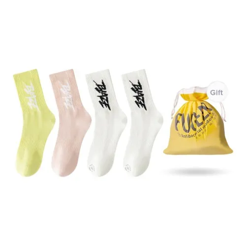 FUGEER Носки Crew Унисекс упаковка из 4 пар