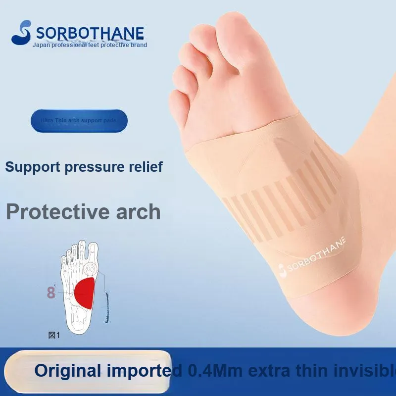 SORBOTHANE Artificial Muscle Cushioning Casual Arch Support Pad Flat Foot Support And Correction Training Insole Unisex-1