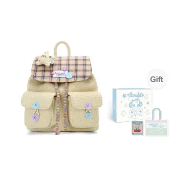 VANWALK Polyester Backpack Regular Women's Multicolor