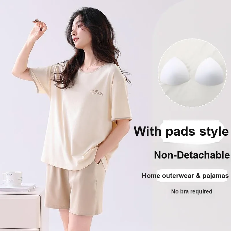 OUSHIBO Pajama Set Women's Image Color-3