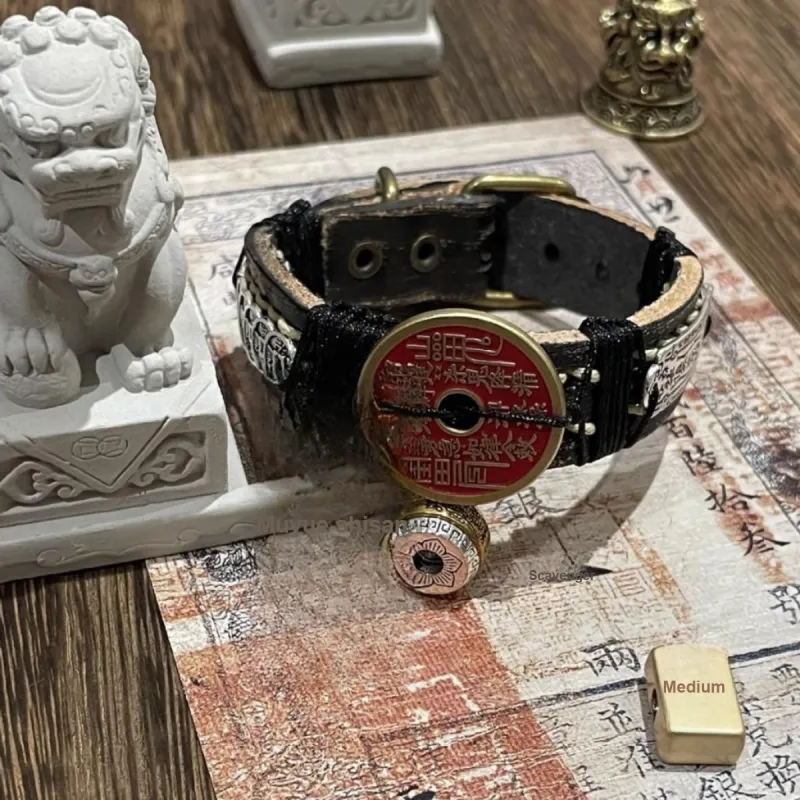 JIBAINANXI Alloy Leather Wristbands Unisex-3