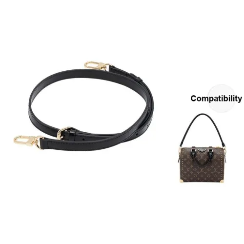 FANJI Сумка с ремешком из коровьей кожи унисекс черный