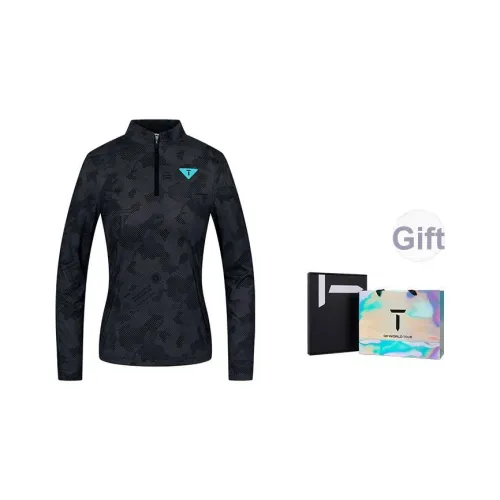 EUROPEAN TOUR Женские футболки T