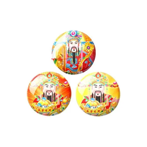 X3COMMUNE Пять богов богатства And Будда Благословение Значок Веселье Horse Head Железо Подвеска Подвески аниме-тематика