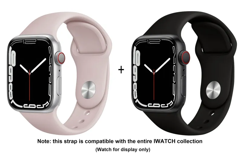 ZHISHENG Apple Compatibility Watch Band 21.7cm Silicone Material-7